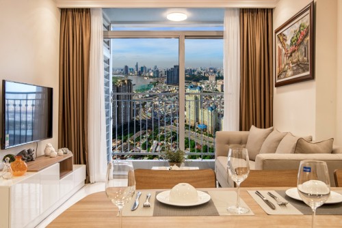 CHO THUÊ CĂN HỘ  2PN TÒA L4-5  FULL NỘI THẤT 5 SAO PHONG CÁCH HIỆN ĐẠI