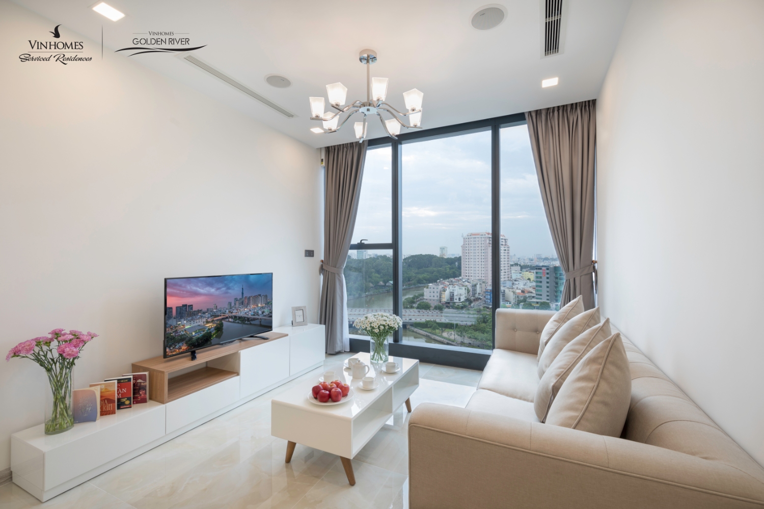 CHO THUÊ CĂN HỘ 1PN TÒA AQUA 4FULL NỘI THẤT 5 SAO PHONG CÁCH HIỆN ĐẠI