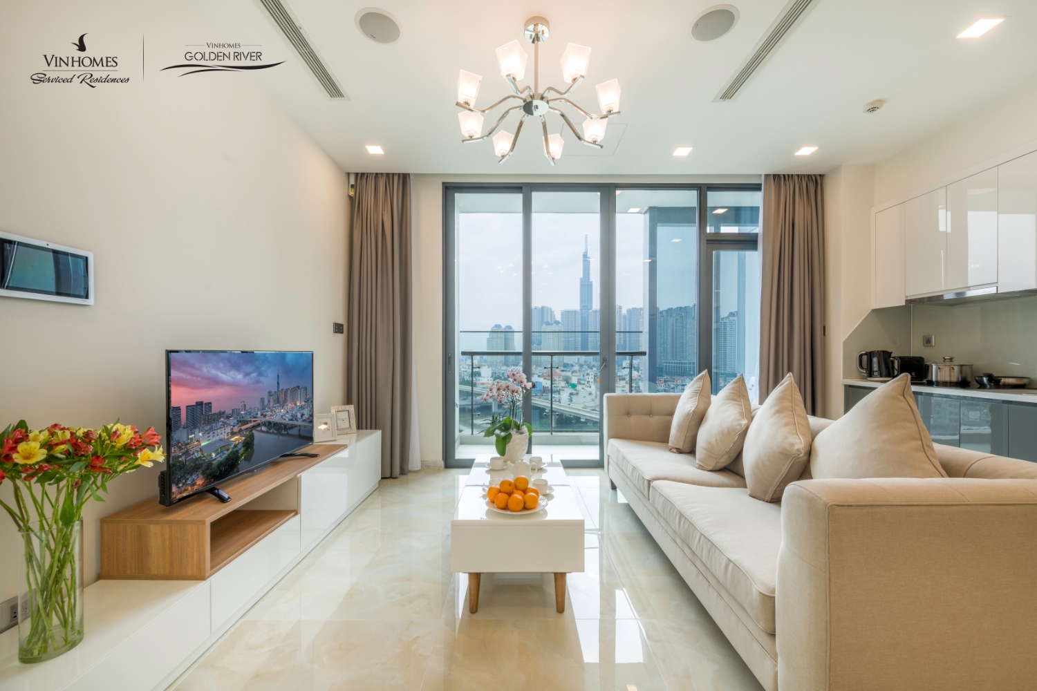 CHO THUÊ CĂN HỘ 2PN TÒA AQUA 4FULL NỘI THẤT 5 SAO PHONG CÁCH HIỆN ĐẠI