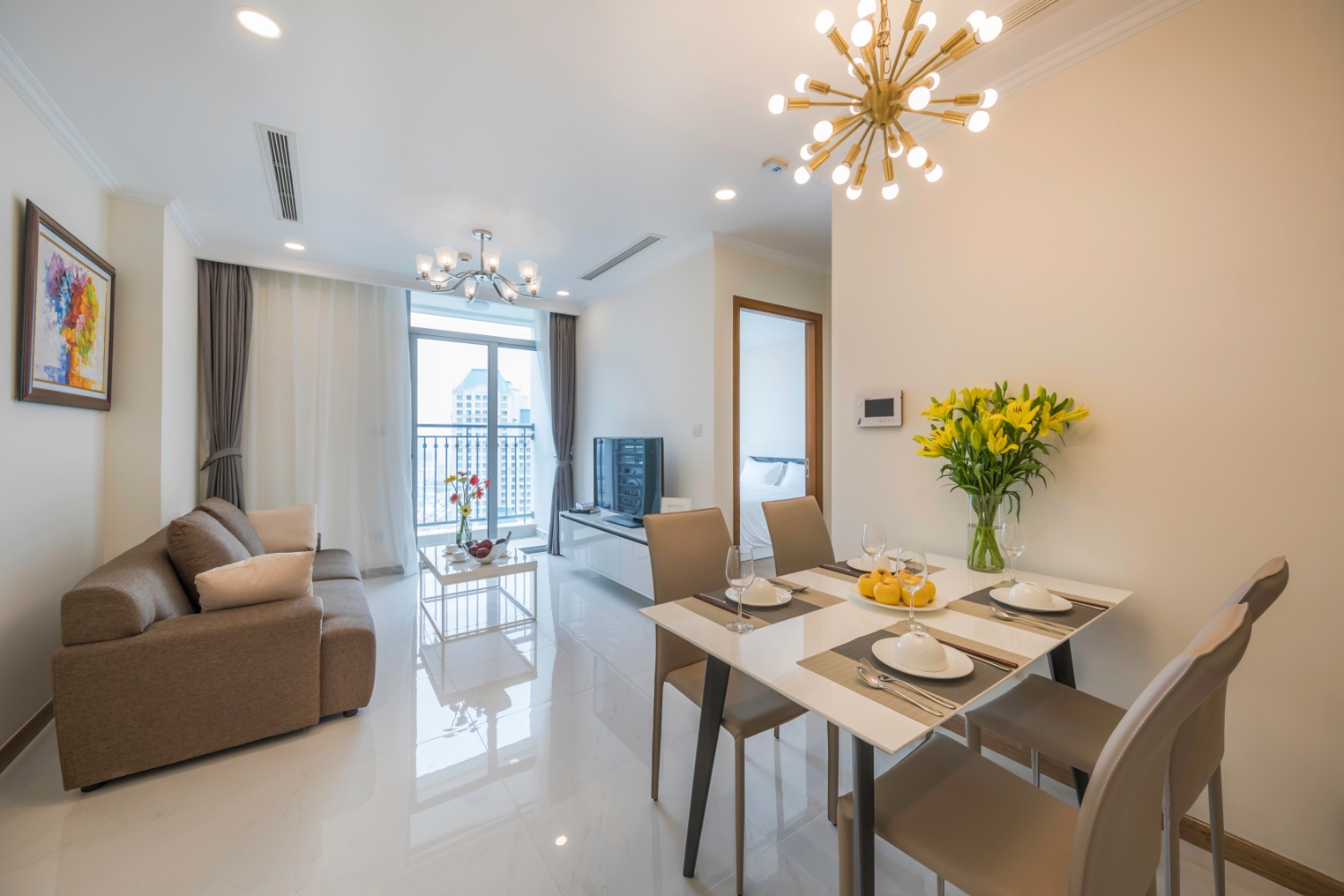 CHO THUÊ CĂN HỘ 1PN TÒA PLUS FULL NỘI THẤT 5 SAO PHONG CÁCH HIỆN ĐẠI